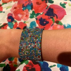 Sparkly Bracelet with two pair of earrings